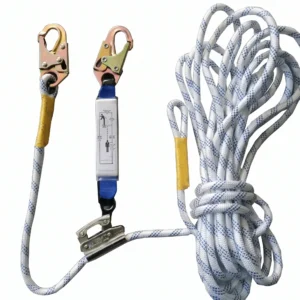 Adjustable Lanyard with/ Shock Absorber