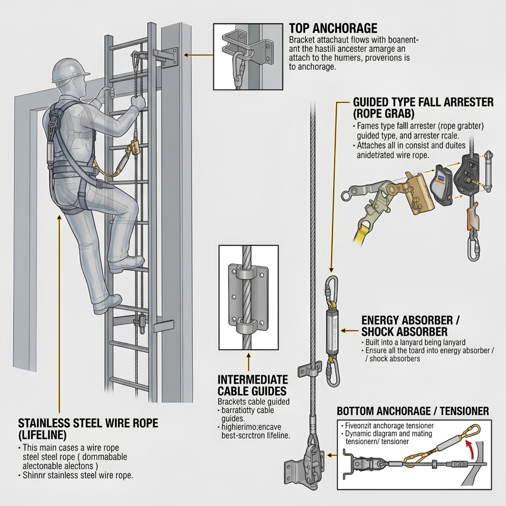 Vertical Lifeline System Components​